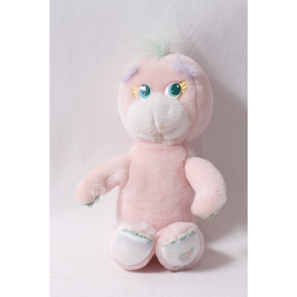 1988 Mattel Turtle Tots Tootles Plush Pink Toy Vintage ~ 260415-WH 1074